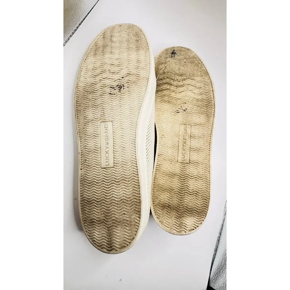 Lucky Brand Luika Women’s woven sneakers comfort shoes sz 9.5